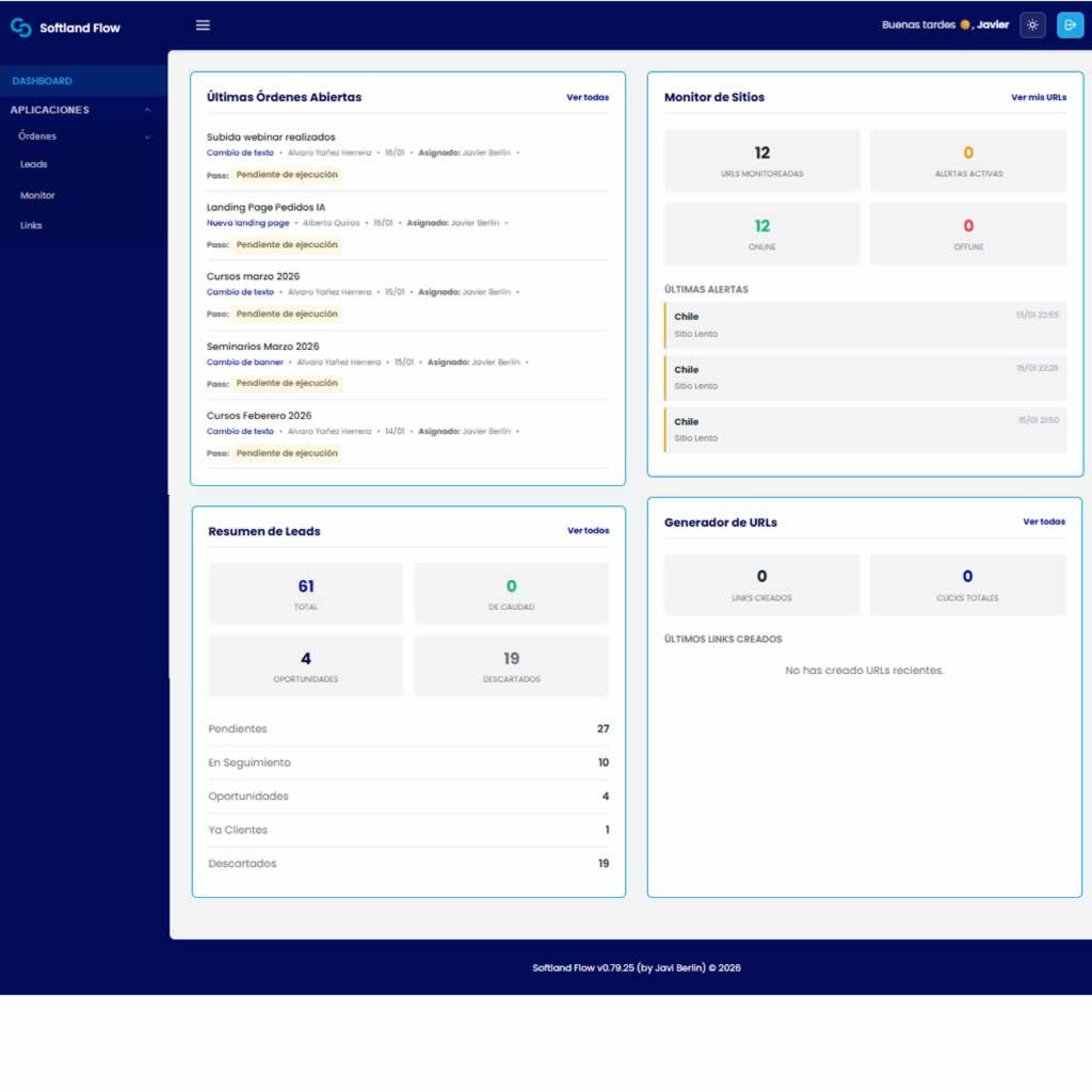 Aplicación Softland Flow